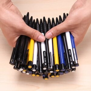 10Pcs/set Press Ball Pen Roller Ball Pen 0.7mm Ballpoint Pen for Students Stationery Office School Supplies - Image 5