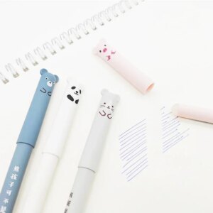 26 pcs/set Animals Panda Erasable Gel Pen 0.5mm Erasable Pen Refills Rods Washable Handle School Office Supplies Stationery - Image 3