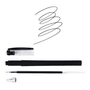 3 Gel Pens + 50 Refills Set 0.38mm Black Blue Red Ink Bulk Pens Thin Tip Journal Writing School Supplies Stationery Wholesale - Image 5