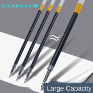 Sofia Retractable Gel Pens Set Black/Red/Blue Ink Ballpoint for Writing Refills Office Accessories School Supplies Stationery - Image 4