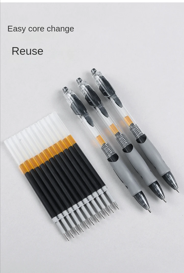 Sofia Retractable Gel Pens Set Black/Red/Blue Ink Ballpoint for Writing Refills Office Accessories School Supplies Stationery Sofia Retractable Gel Pens Set Black/Red/Blue Ink Ballpoint for Writing Refills Office Accessories School Supplies Stationery