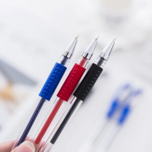 10 Pcs/Set Gel Pens 0.5mm Bullet Tip Ballpoint Pens Black/Blue/Red Ink School Stationery Writing Supplies office accessories - Image 5