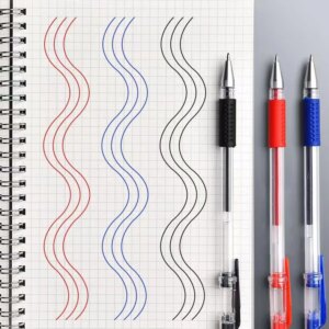 10 Pcs/Set Gel Pens 0.5mm Bullet Tip Ballpoint Pens Black/Blue/Red Ink School Stationery Writing Supplies office accessories - Image 6