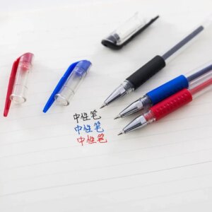 10 Pcs/Set Gel Pens 0.5mm Bullet Tip Ballpoint Pens Black/Blue/Red Ink School Stationery Writing Supplies office accessories - Image 4