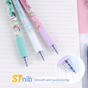 Sanrio Kuromi 12/24pcs Erasable Gel Pen Cinnamonroll Melody 0.5 Blue Student Writing Quick-drying Cute Stationery Girl Gift Pen - Image 6