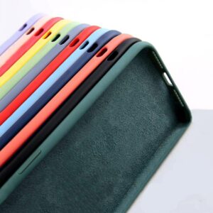 Solid Color Soft Silicone Case for iPhone - Image 1